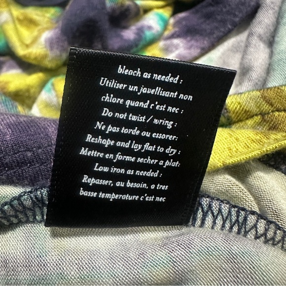 Anthropologie Deletta Tunic Top Women’s Medium Multicolor Floral Silk Straps - Picture 4 of 11